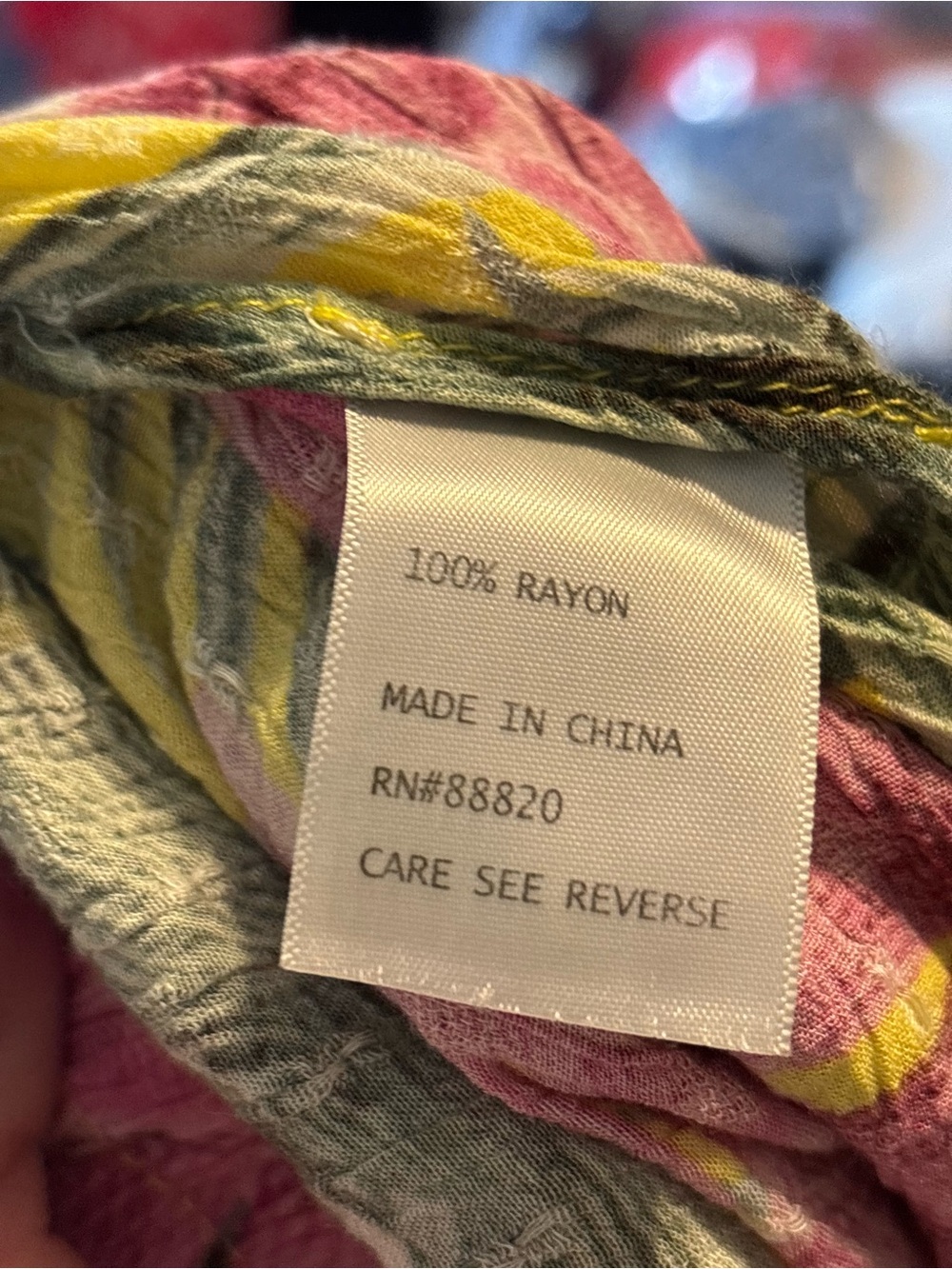 Cynthia Rowley Tropical Wrap Skort Shorts Medium 100% Rayon - Picture 10 of 10